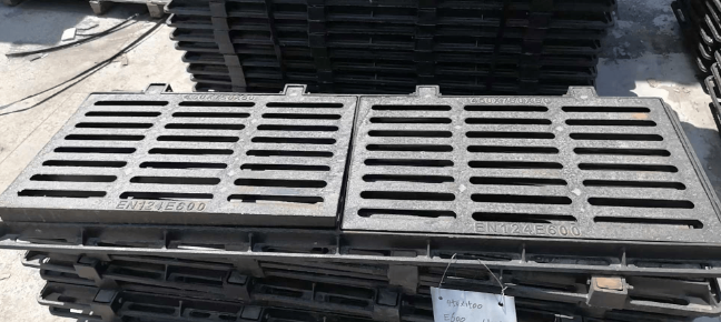 任县球墨铸铁连体双篦展示